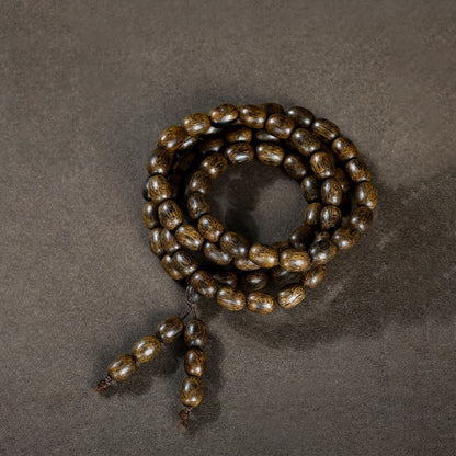 Natural Hui'an Agarwood Bracelet | Handmade Premium Incense Wood Beads (9–11mm)