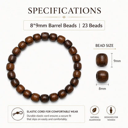 Bodhisattva Chess Agarwood Hand String