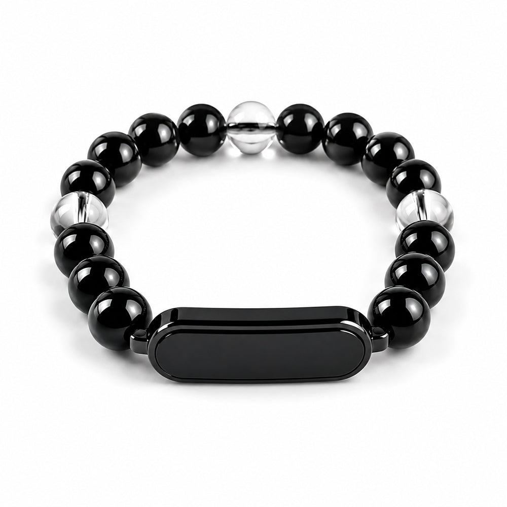 BQ2 Smart Crystal Beaded Bracelet Health and Sleep Monitoring Fitness Tracker