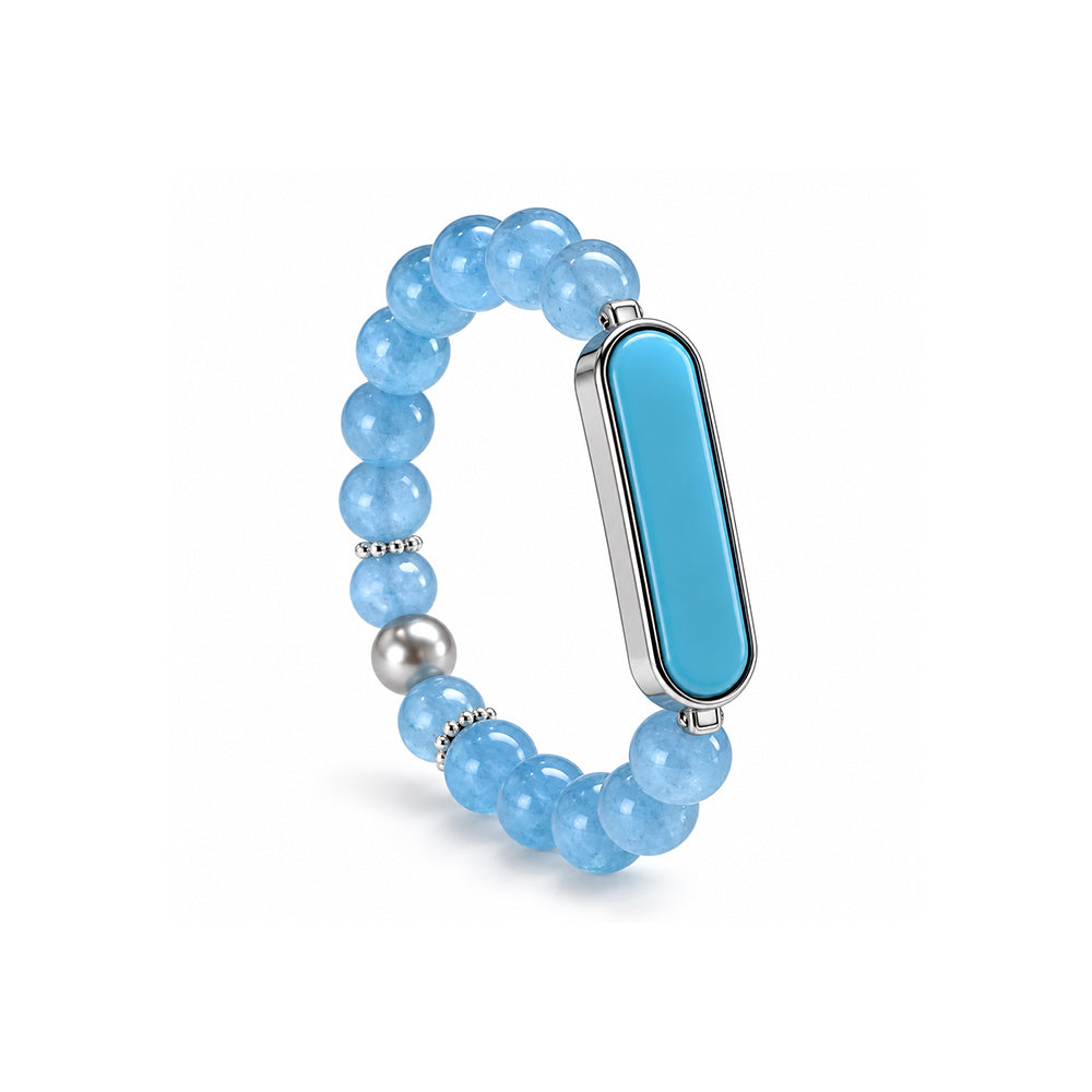 BQ2 Smart Crystal Beaded Bracelet Health and Sleep Monitoring Fitness Tracker