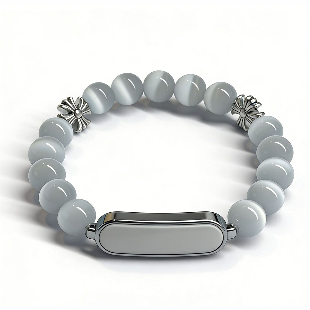 BQ2 Smart Crystal Beaded Bracelet Health and Sleep Monitoring Fitness Tracker
