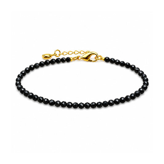 Women's crystal bracelet obsidian bracelet
