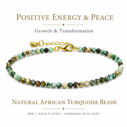 Women's crystal bracelet turquoise bracelet