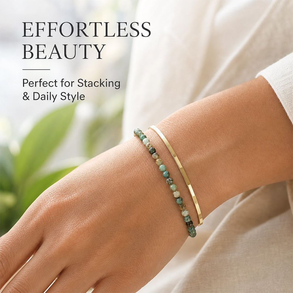 Women's crystal bracelet turquoise bracelet