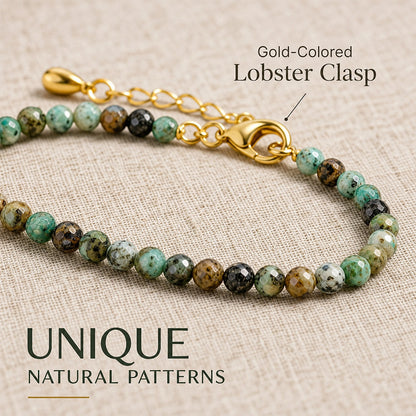 Women's crystal bracelet turquoise bracelet